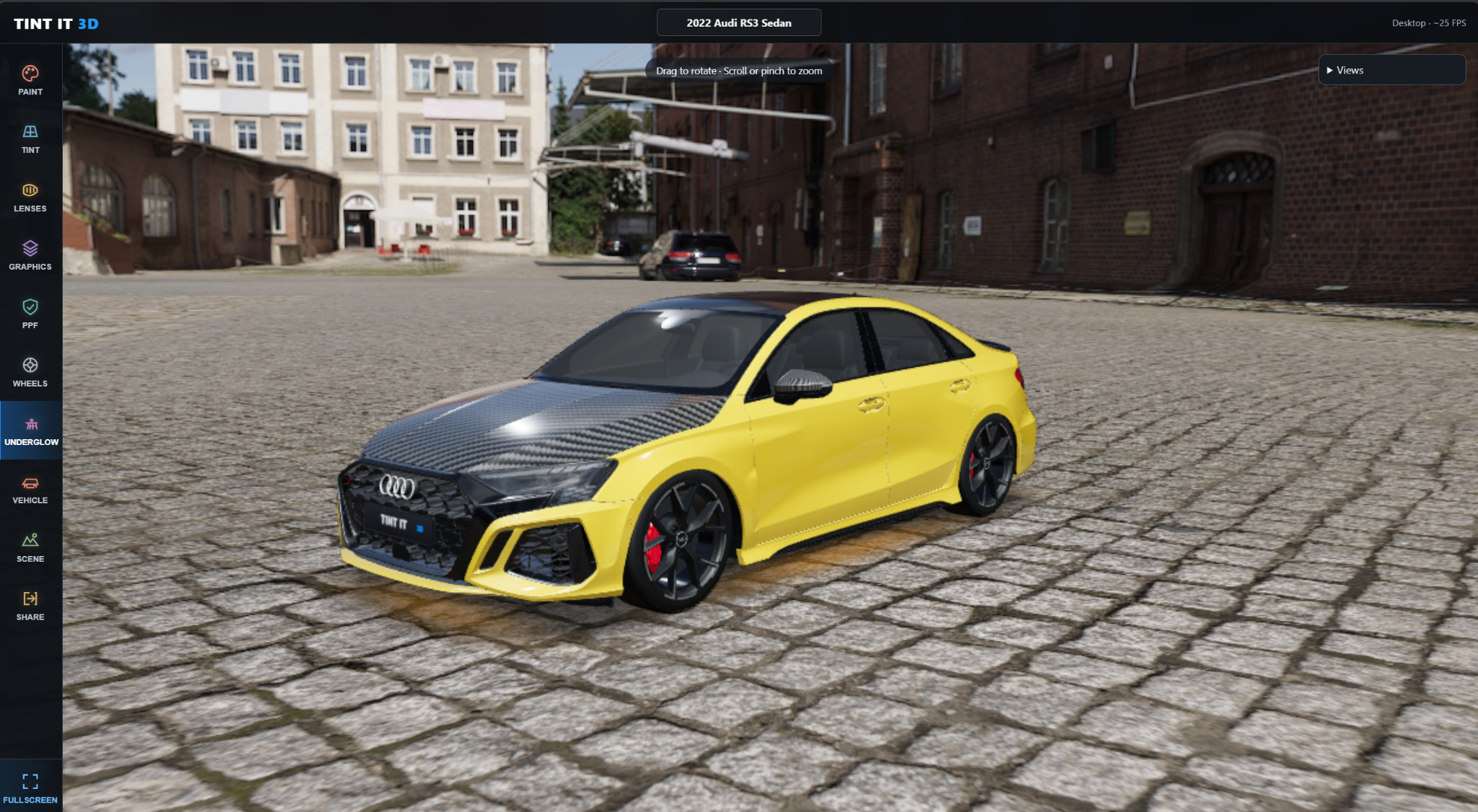 3D visualizer preview
